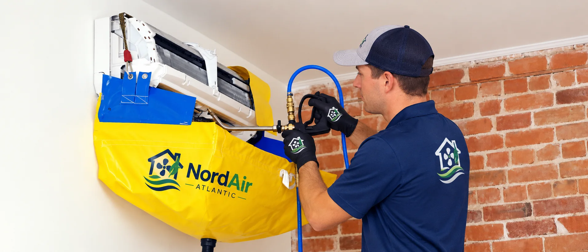 NordAir Atlantic Technician Deep Cleaning a Mini-Split Heat Pump NordAir Atlantic Technician Deep Cleaning a Mini-Split Heat Pump by NordAir Atlantic in Nova Scotia